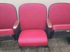 Lot Of 375 Used Theater Seating Cinema Movie Auditorium Chairs Seats Red