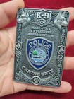 Ocala Police Department K-9 Unit Poker Card Challenge Coin 3 5  X 2 5  4mm