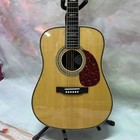 Dreadnought Acoustic Guitar Natural Solid Spruce Top Abalone Inlays Us Stock