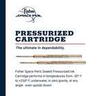 Space Pen Fine Point Pressurized Cartridge Refill  2 Pack   Black Ink  Pressuriz