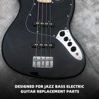 Chrome Electric Bass Loaded Prewired Control Plate Active Passive Fit Jazz Bass