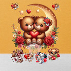 10 Hojas Bond Impresas Con Tinta Comestible  Alta Calidad Especial San Valentin