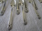 Vintage 12 Piece 1847 Rogers Bros Is    eternally Yours    Silverplate Spoons mono B