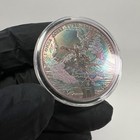 Rainbow      Toned Copper Round  Zombucks  Libertattered 999 Fine Copper 1 Avdp Oz
