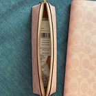 Coach Powder Pink Leather Planner And Pencil Case 