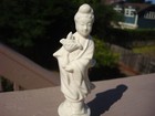 Vintage Chinese White Porcelain Guanyin Figurine Statue