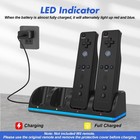 Remote Controller Charger For Wii wii U With 4 Pack 2800mah Rechargeable Batt   