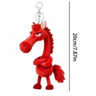 Horse Keychain Plush Toy Backpack Pendant Decoration Year Of The Horse Plush Toy