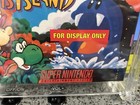 1995 Snes Super Mario World 2 Yoshi s Island Nfr Wata 9 6 Box  for Display Only 