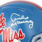 Archie Manning Ole Miss Rebels Autographed Riddell Powder Blue Speed Mini Helmet