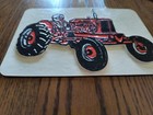 Vintage Raised Image Tractor Magnet - Orange - Alice Chalmers - 7-3 4  X 5-3 8 