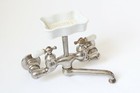 Antique Faucet Kitchen Sink   Standard Victorian Plumbing Deco Vtg Mixing Faucet