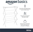 Foldable Portable Laundry Rack For Air Drying Clothing Indoor Outdoor Use White