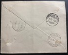 1924 Alger French Algeria Registered Cover To Trieste Italy Sc 20