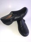 Dansko Womens Black Leather Hook Loop Slip On Shoe Size 8 5
