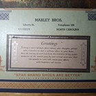 1936 Marley Bros Poll Parrot Star Brand Shoes Ramseur Nc Advertising Calendar