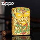 Jacket Gold Illuminous Joker Poker Card Why So Serious Zippo Lighter Us Shipping