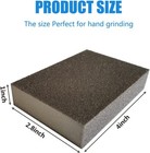 12pcs Drywall Sanding Sponge Set Wet Dry Hand Sander Block Pad Paper 60-220 Grit