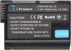 Teseko Power Battery For Nikon En-el15  2-pack 