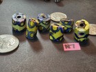      Rare      6 Vintage African Trade Beads Venetian Italian Millefiori 
