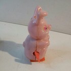 Vintage Windup Bunny Rabbit W carrot Hong Kong