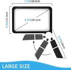 5x Large Page Magnifying Glass For Reading Full-page Viewing Area Magnifier