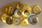 Mother Of Pearl Buttona Pretty Vintage Buttons