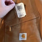 Us Made Vintage Carhartt Men s Brown Duck Cotton Workwear Coveralls 46 Tall New 