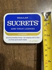 Vintage Sucrets Sore Throat Lozenges Metal Medicine Container Tin Box Empty Vgc 