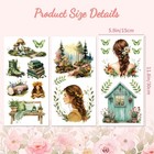 Rub On Transfer Decal Sticker For Furniture Multicolor 6 x12 