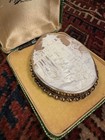 1800 s Antique Victorian Large Cameo Brooch With Box Rebecca At Well Landscape