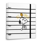 Erik Peanuts  Snoopy All Smiles 4 Ring Binder With Accessories  28x32cm 