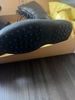 New Tod   s Lace Up Black Boots Size 40 Leather Knee High  1675