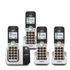 Cordless Phone System 4-handset Dect 6 0  Large Display  Big Buttons  Caller Id 