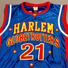 Harlem Globetrotters Special K 21 Basketball Jersey Mens Medium Blue Stitched