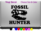 Fossil Hunter Tyrannosaurus Rex Decal Wall Laptop Car Window Choose Size Color