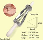 Croissant Cutter Roller Slices Stainless Steel Household Rolling Bread Cutter