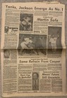 1977 World Series Ny Yankees Los Angeles Dodgers Newspaper Lot Vintage Baseball