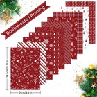 Christmas Wrapping Paper Set 45 Sheets Merry Christmas Pattern Holiday Gift Wrap