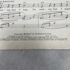 The Wish That I Wish Tonight Vintage Sheet Music 1945 Christmas In Connecticut