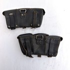 Two Leather Ammo Pouch For Ww2 German Mauser 98k Rifle  Original