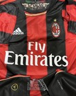 Ronaldinho Autographed Ac Milan Adidas Soccer Jersey - Bas