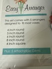 New Easy Arranger 5 Pack Plus 5 Attachable Gems Flower Arrangements 4  5  6  8 