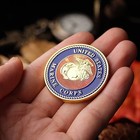 Marine Corps Medal Small Gift Creative Military Badge Strength Skull Coin Coin G