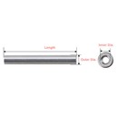 M5 Aluminum Column Round Threaded Sleeve Stud Standoff Nut Od 8mm