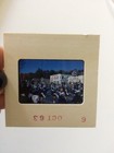 Vintage Gas Station Slide 1963 Parade Mid Century American Photo Vtg 60s