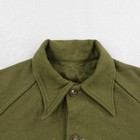 Vintage Us Army Shirt Mens Medium Wool Field Olive Green Og 108 Korean War 50s 4