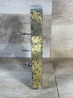 Early Vintage European Metal Letter B Sign Piece Gold Salvaged Industrial Decor