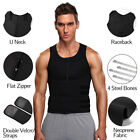 Men Neoprene Sauna Sweat Vest Body Shaper Waist Trainer Top Fat Burner Shapewear