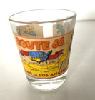 Vintage Route 66 Shot Glass Chicago To La Map   Cars